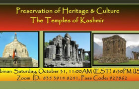 Preservation of Heritage & Culture- The Temples of Kashmir