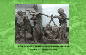 ACTION: Ask Elected Representatives to Condemn Bangladesh Genocide 1971