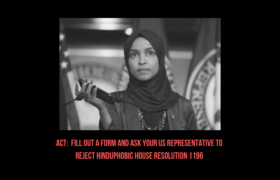 ACT: Reject Hinduphobic House Resolution 1196