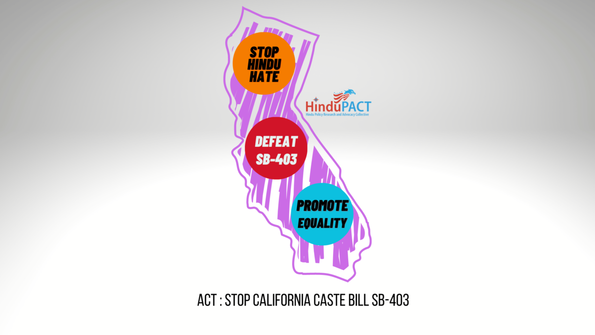 Stop CA Caste Bill SB-403