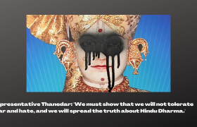 Representative Thanedar: “We must show that we will not tolerate fear and hate, and we will spread the truth about Hindu Dharma.”