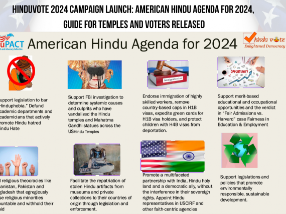 HinduVote 2024 Agenda Release