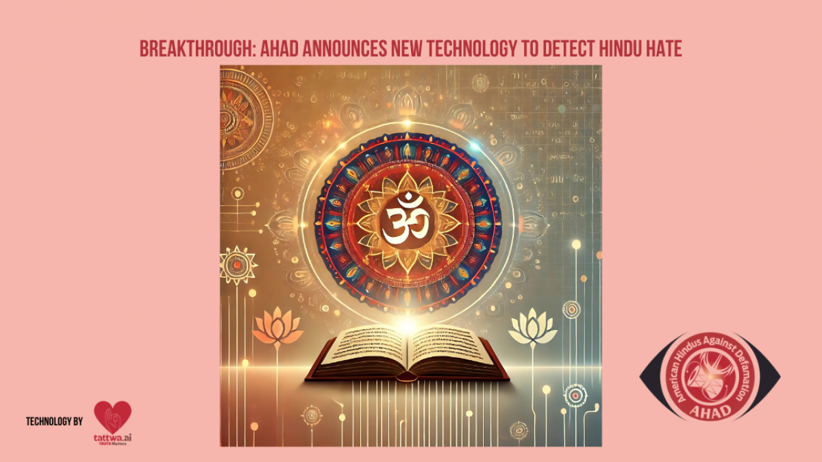 AHAD HinduHate Detector Announce lowres