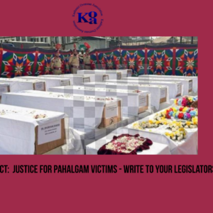 ACT: Justice for Pahalgam Victims One-Click Petition by KOA and HAHRI/HinduPACT