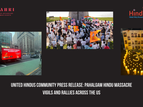 Press Release United Hindu Pahalgam Vigils
