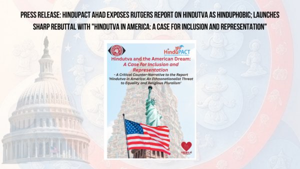 Press Release Hindutva in America