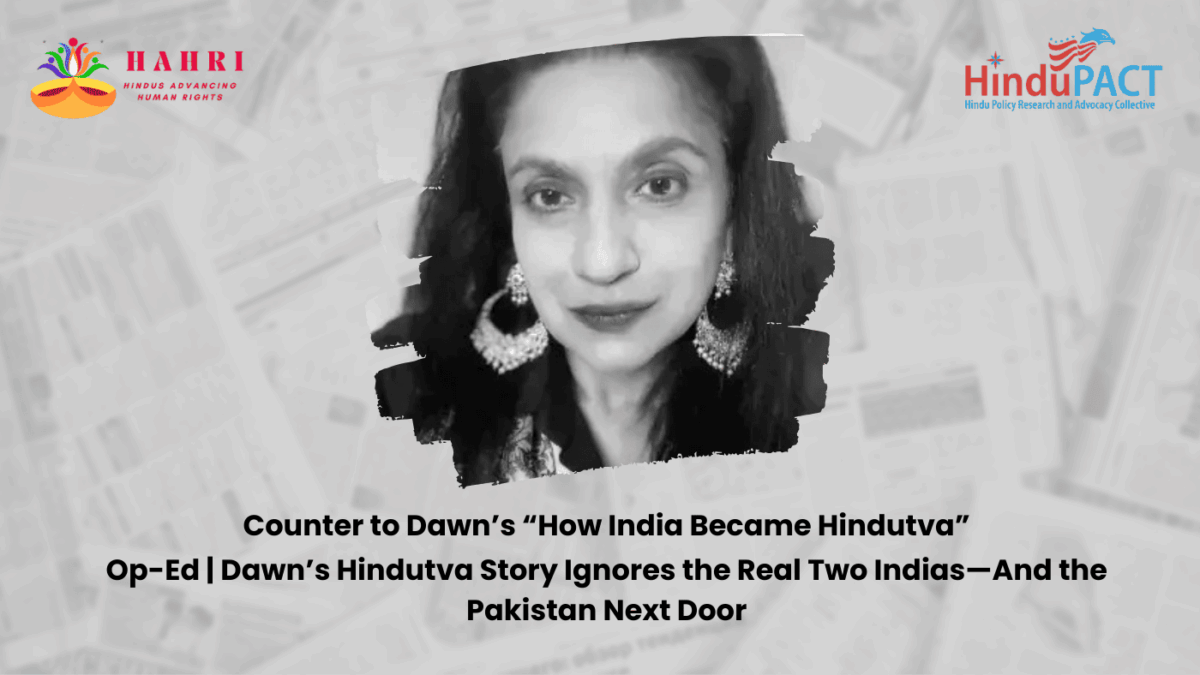 Counter to Dawn’s “How India Became Hindutva” img
