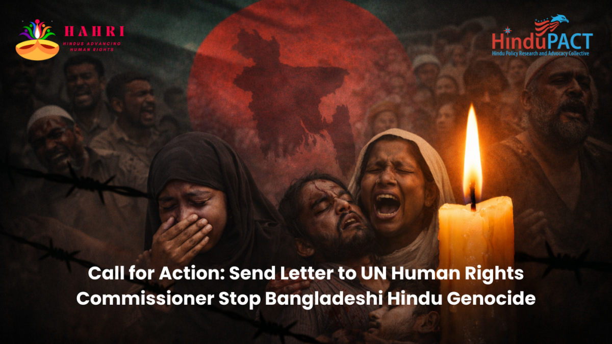 Call for Action Send Letter to UN Human Rights Commissioner Stop Bangladeshi Hindu Genocide Img