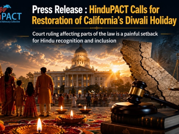 Press Release - HinduPACT Statement on California Diwali Image-1